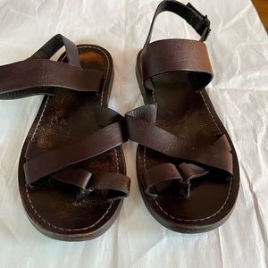 Zara leather sandals